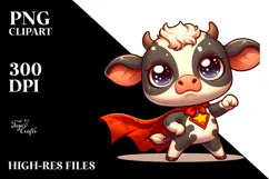 Superhero Baby Calf PNG Product Image 2