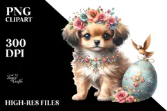 Adorned Baby Dog PNG Product Image 2