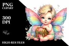 Treasure Chest Fairy PNG Product Image 3