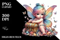 Treasure Chest Fairy PNG Product Image 3