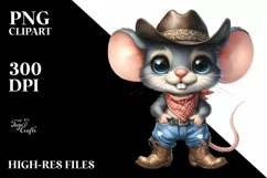Baby Mouse Big Eyes Hat Bandana | Sublimation | Clipart Product Image 3