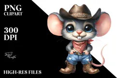 Baby Mouse Big Eyes Hat Bandana | Sublimation | Clipart Product Image 2