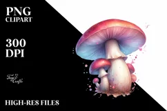 Detailed Shiny Mushroom PNG Product Image 3