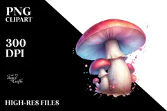 Detailed Shiny Mushroom PNG Product Image 2