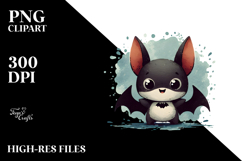 Funny Simple Bat Watercolor Product Image 2