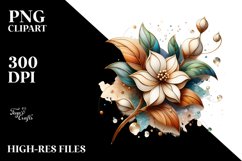 Abstract Wooden Jasmine | Clipart Product Image 3