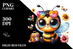 Goofy Baby Bee PNG Product Image 2