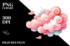 Colorful Whimsical Cloud PNG Product Image 2