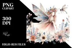Washed Gothic Fairy PNG Product Image 2