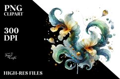 Abstract Glossy Snapdragon Clipart Product Image 1