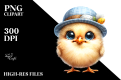 Funny Baby Chick Portrait Hat Product Image 2
