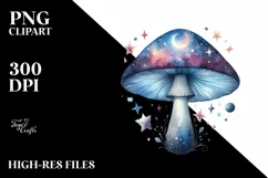 Mystical Mushroom | Celestial | Magic Mushrooms PNG |Tarot Product Image 7