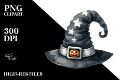 Funny Watercolor Simple Halloween Hat | Sublimation | Product Image 1