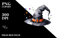 Simple Halloween Witch Hat PNG Product Image 2