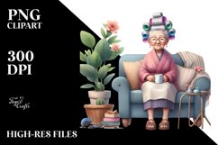 Watercolor Sofa Mug | Clipart Product Image 1