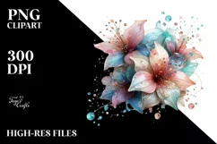 Shiny Azalea Made of Material PNG Product Image 3