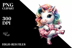 Lindy Hop Unicorn PNG Product Image 1