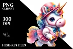 Lindy Hop Unicorn PNG Product Image 3