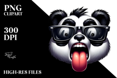 Serious Panda with Sunglasses, High-Res PNG Product Image 2