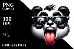 Serious Panda with Sunglasses, High-Res PNG Product Image 2