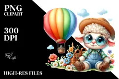 Goofy Baby Lamb PNG Product Image 2