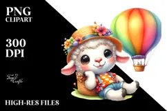 Goofy Baby Lamb PNG Product Image 2