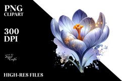 Detailed Shiny Crocus Made of Shiny Material | Sublimation | Product Image 3