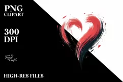 Colorful Heart, Transparent PNG Product Image 2