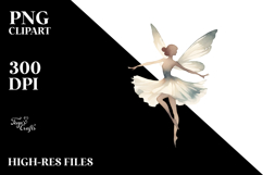 Retro Dancing Fairy PNG Product Image 2