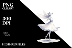 Retro Dancing Fairy PNG Product Image 2