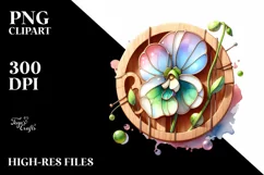 Wooden Stained Sweet Pea with Metallic Insertions | Product Image 3