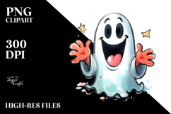 Washed Watercolor Funny Image with Phantom Background Product Image 2