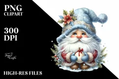 Detailed Winter Gnome, Transparent PNG Product Image 3