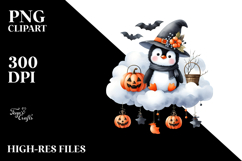 Penguin Halloween Design PNG Product Image 2
