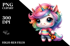 Cute Baby Unicorn PNG Product Image 2