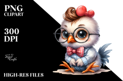 Funny Baby Rooster es Clipart Product Image 2