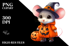 Vibrant Drawing Cute Baby Mouse | Clipart Product Image 2
