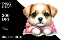 Cute Dog with Big Eyes, High-Quality PNG Product Image 3