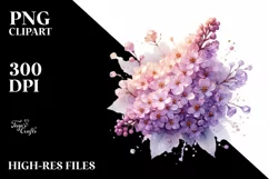Detailed Pastel Glossy Lilac, Transparent PNG Product Image 3