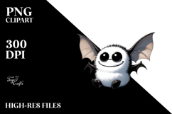 Funny Digital Painting with Bat, Artistic PNG Product Image 2