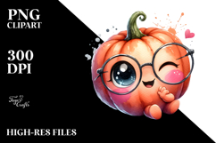 Cute Smiling Pumpkin | Clipart Product Image 2