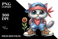 Funny Baby Hummingbird, Colorful Clipart Product Image 1