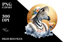 Beachwear Zebra PNG Product Image 2