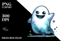 Spooky Ghost, Whimsical PNG Product Image 2
