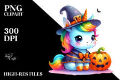 Simple Halloween Unicorn Drawing, 20 oz Tumbler Product Image 2