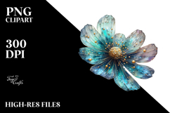 Cosmos Watercolor Splash PNG Product Image 2