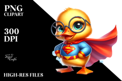 Baby Duck Superhero PNG Product Image 2