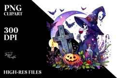 Simple Witch Drawing | Style Clipart Product Image 2