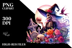 Simple Witch Drawing | Style Clipart Product Image 2