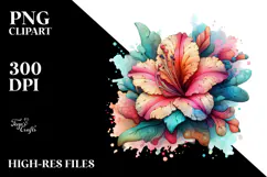 Vibrant Azalea Stained , Transparent PNG Product Image 2